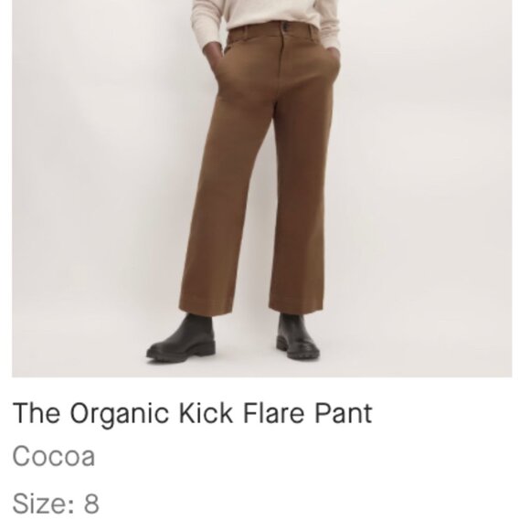 Everlane Organic Kick Flare Pant - Picture 1 of 5